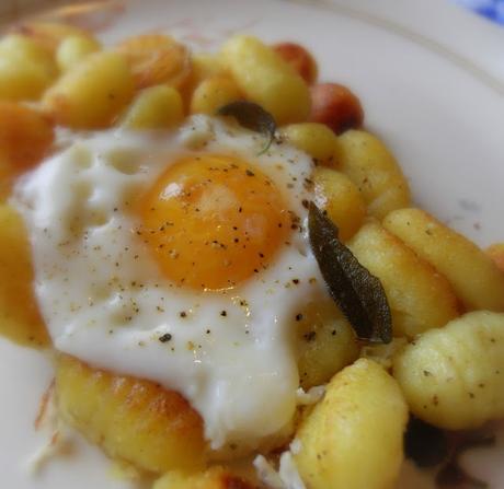 Pan Fried Potato Gnocchi & Egg