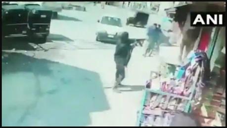 Caught On CCTV, 2 Cops Shot Dead By Terrorist At Srinagar Tea Stall