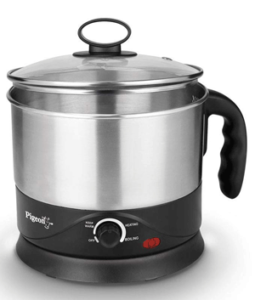 Pigeon by Stovekraft Kessel 1.2-Litre Multi-Purpose Kettle (Silver) 600W