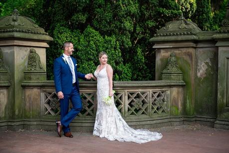 Nicole and Will’s Wedding under the Wisteria Pergola in the Conservatory Gardens