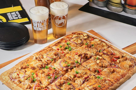 Buffalo Wild Wings Launches “Football Field Pizza” For The Family To Enjoy