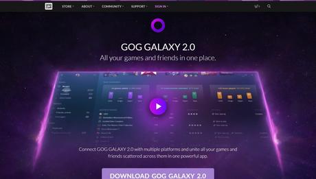 GOG Galazy- best alternatives of steam