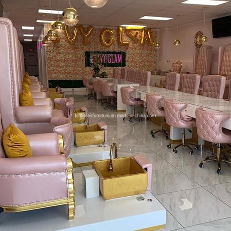 Fp001 American Style OEM Nail Salon Beauty Salon Furniture