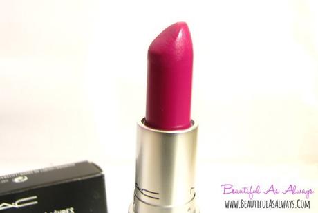 MAC Flat out Fabulous Lipstick Review and Swatch