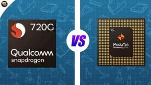 Snapdragon 720G vs MediaTek Dimensity 800U