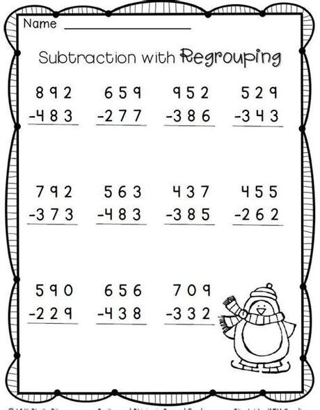 3 Digit Subtraction Regrouping Worksheet Pdf - Free 3.NBT.2 Spring Themed 3 Digit Subtraction With ... / Each worksheet has 20 problems practicing the concept of regrouping (borrowing). Subtracting with all regrouping (a). 3 digit subtraction with regrouping worksheets 2nd grade ...