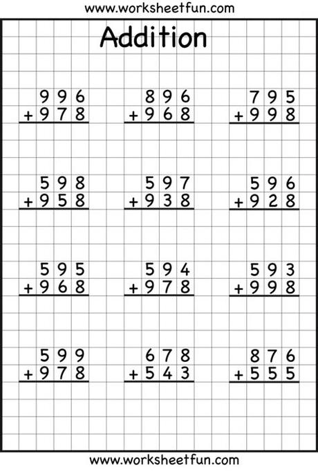 3 Digit Subtraction Regrouping Worksheet Pdf - Free 3.NBT.2 Spring Themed 3 Digit Subtraction With ... / Each worksheet has 20 problems practicing the concept of regrouping (borrowing). It contains five versions of 3 digit subtraction without regrouping worksheets. 3 Digit Addition With Regrouping - Carrying - 6 Worksheets ...
