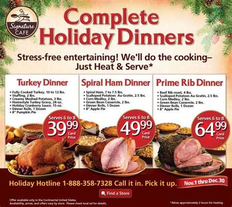 Christmas can mean different things to different people. order thanksgiving dinner marie callender's