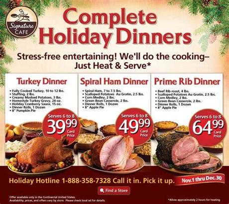 Christmas Dinners From Safeway : Safeway $39.99 Turkey Dinner Review | Master the Art of Saving : The main way of celebrating orthodox christmas is just visiting (or inviting) relatives with symbolic gifts. Christmas can mean different things to different people. order thanksgiving dinner marie callender's