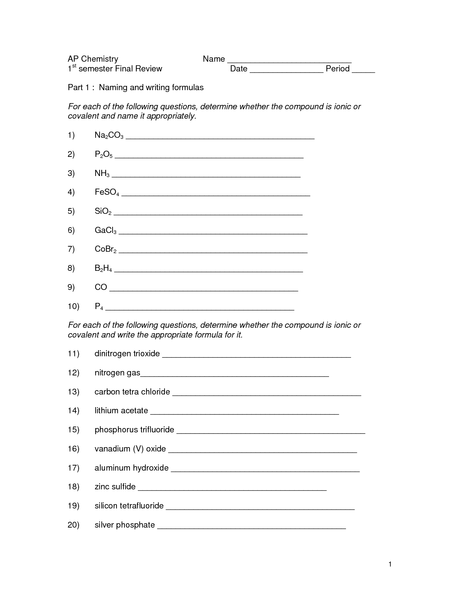 Worksheet Chemical Bonding Ionic And Covalent Answers ...