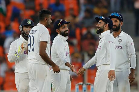 Ahmedabad pink ball tests - wickets tumbling in 2 day Test !! Ahmedabad pink ball tests - wickets tumbling in 2 day Test !!