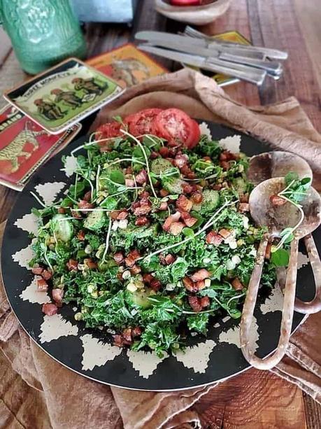 Pancetta Breakfast Salad