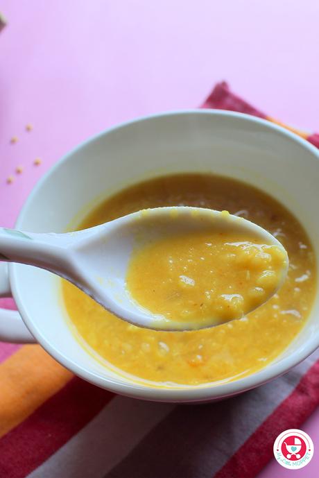 Pumpkin Mung Dal Porridge Recipe