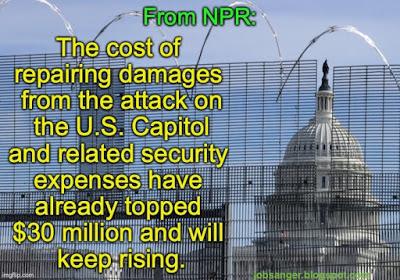 Capitol Riot Has Cost Taxpayers $30 Million (& Still Rising)