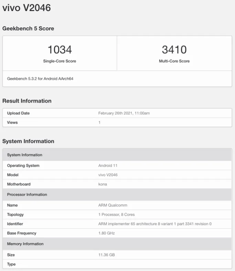 Vivo X60, X60 Pro Global variants spotted on Geekbench & Play Console listing