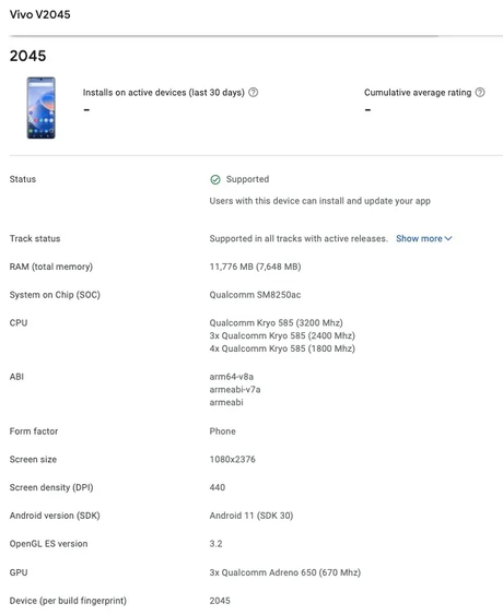 Vivo X60, X60 Pro Global variants spotted on Geekbench & Play Console listing