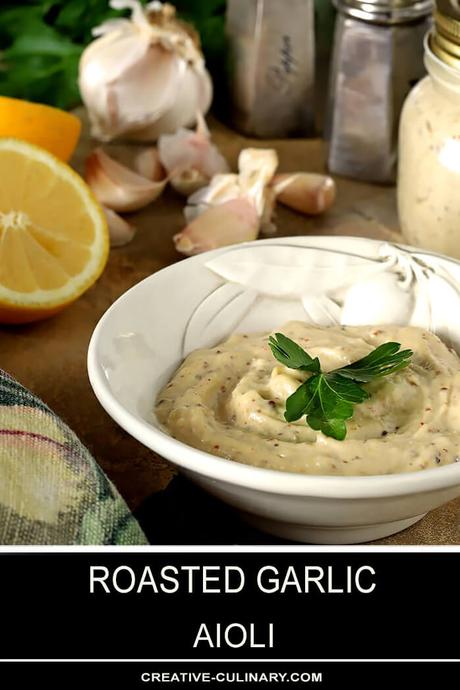 How to Make Homemade Roasted Garlic Aioli