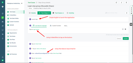 Integration testing of your Android with Testsigma