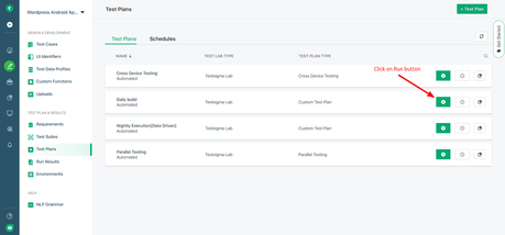 Integration testing of your Android with Testsigma