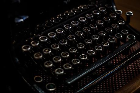 typewriter, antique, retro