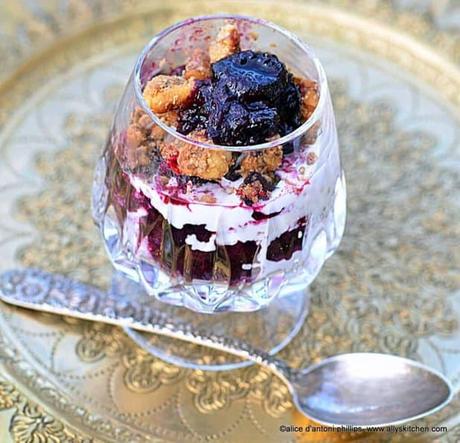 Blueberry Rhubarb Crumbles