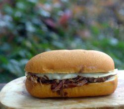 Slow Cooker Sunday French Dip Sandwiches