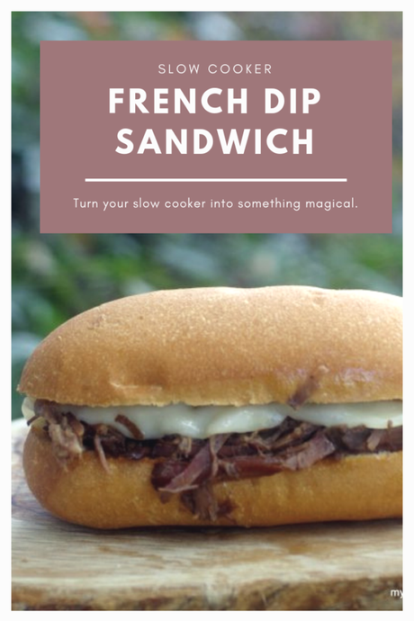 Slow Cooker Sunday French Dip Sandwiches