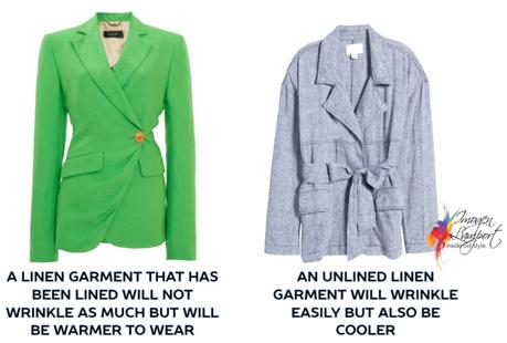Choosing linen garments