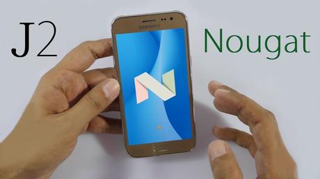 How To Install Android 7 1 2 Nougat On Samsung Galaxy J2 Nougat Custom Rom Lineage Os 14 1 Youtube