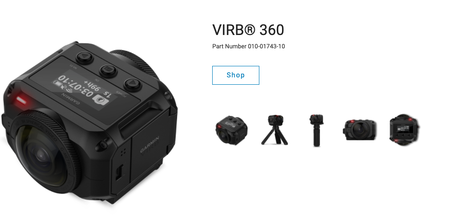 Virb 360 of Garmin