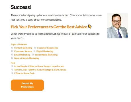Convince and Convert Blog Email Subscription Form