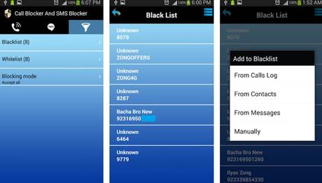 Call Blocker and SMS Blocker Call Blocker and SMS Blocker