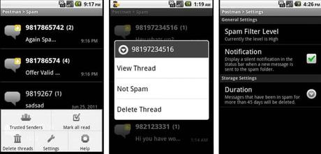 SMS Blocking App for Android SMS Blocking App for Android