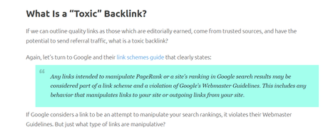 toxic backlink