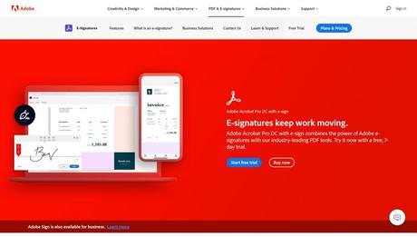 AdobeSign- docusign alternatives