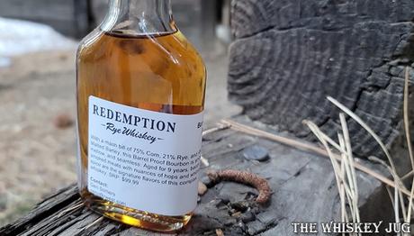 Redemption 9 Year Barrel Proof Bourbon Label