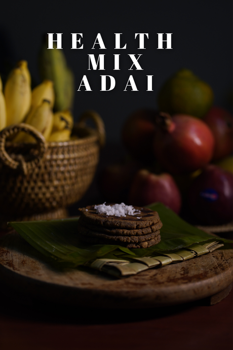 Health mix adai | easy evening snacks