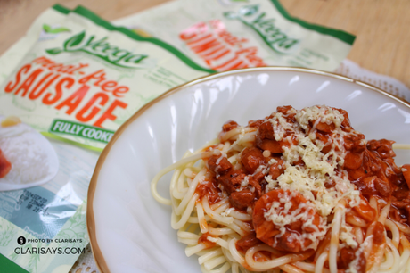 Recipe: VEEGA Meat-Free Spaghetti