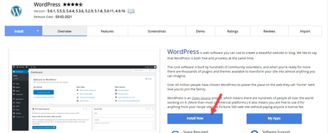 install wordpress