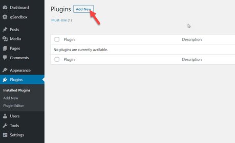 add new wordpress plugin