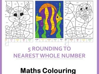 Calculated Colouring / Colour By Number Rounding to the ...