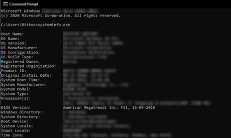 Check Your BIOS Version Using Command Prompt - check how old is my computer Check Your BIOS Version Using Command Prompt - check how old is my computer