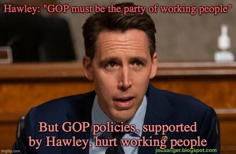 GOP Is The Party Of The Rich - Not Of The Working People
