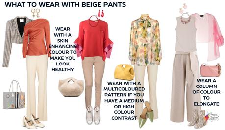 What to Wear with Beige Pants