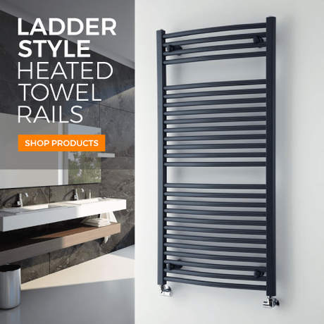 a ladder style heated towel rail