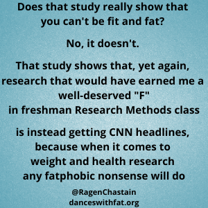 Does That Study Really Say You Can’t Be Fit And Fat?