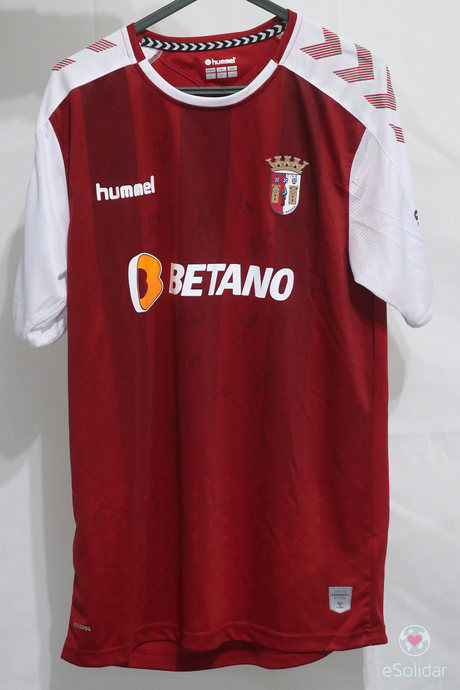 Sc Braga Jersey Signed By The Team Final Four Allianz Cup 2020