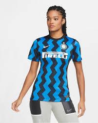 Football club internazionale milano, commonly referred to as internazionale (pronounced ˌinternattsjoˈnaːle) or simply inter, and known as inter milan outside italy. Inter Milan 2020 21 Stadium Home Damen Fussballtrikot Nike At