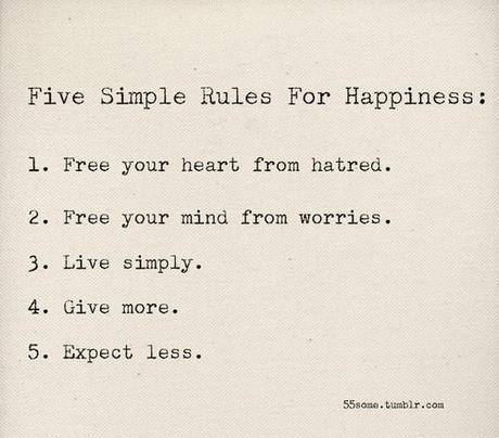 simple rules for happiness