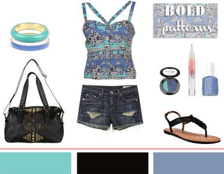 Teal + Periwinkle + Aztec…